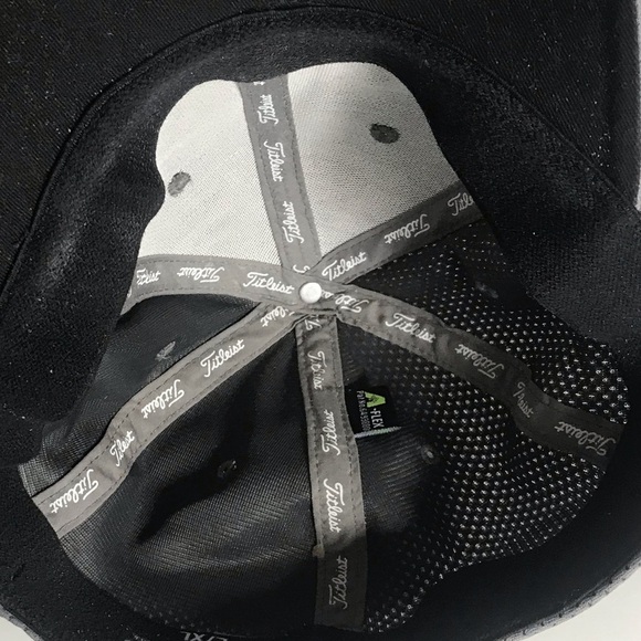 Titleist Foot Joy Pro V1 Golf Cap Baseball Cap Gray Fitted - Picture 8 of 10